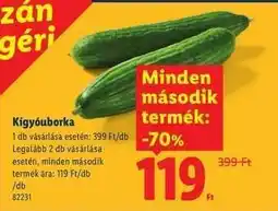 Lidl Kígyóuborka ajánlat