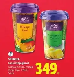 Lidl VITASIA Lassi ivójoghurt ajánlat