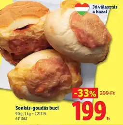 Lidl Sonkás-goudás buci ajánlat