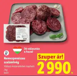 Lidl Nemespenészes szalámivég ajánlat