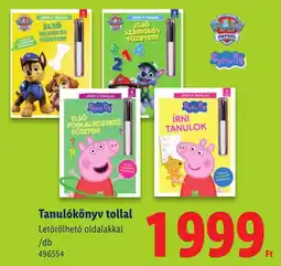 Lidl Peppa Pig tanulókönyv tollal ajánlat