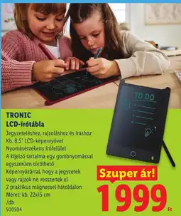 Lidl Tronic lcd-írótábla ajánlat