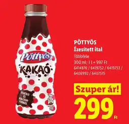 Lidl Pöttyös ízesített ital ajánlat