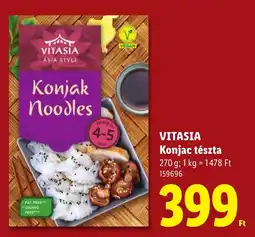 Lidl Vitasia konjac tészta ajánlat