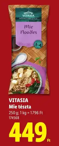 Lidl Vitasia mie tészta ajánlat