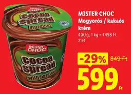 Lidl Mister choc cocoa spread ajánlat