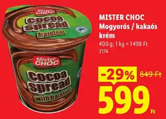 Mister choc cocoa spread