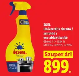 Lidl Igel univerzalis tisztito ajánlat