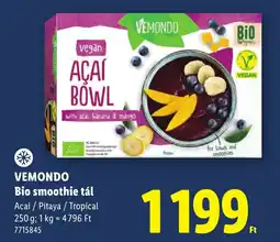 Lidl Vemondo bio smoothie tál ajánlat