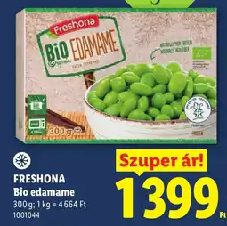 Lidl Freshona bio edamame ajánlat
