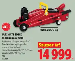 Lidl Ultimate speed hidraulikus emelő ajánlat