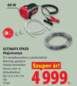 Lidl Ultimate Speed Olajszivattyú ajánlat