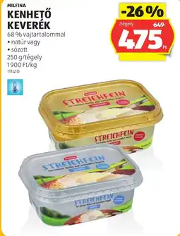 ALDI Milfina kenhető keverék ajánlat