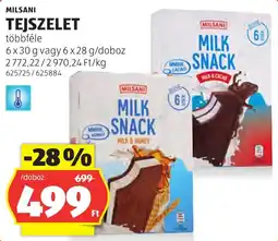 ALDI Milsani tejszelet ajánlat