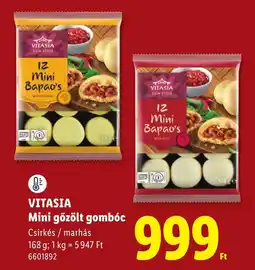 Lidl Vitasia mini gőzölt gombóc ajánlat