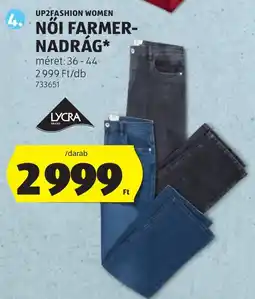 ALDI Up2fashion women női farmer-nadrág ajánlat