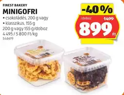 ALDI Finest Bakery Minigofri ajánlat