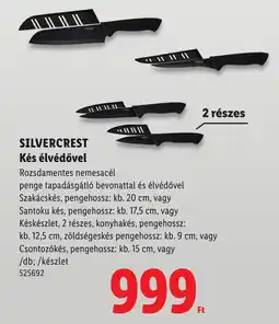 Lidl Silvercrest kés élvédővel ajánlat