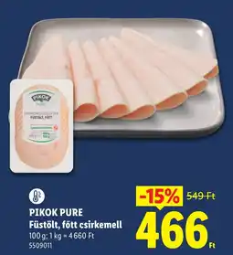 Lidl Pikok pure füstölt, főtt csirkemell ajánlat