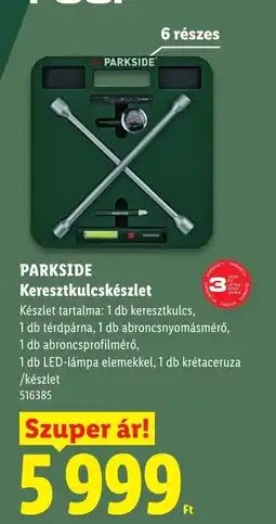 Lidl Parkside keresztkulcskészlet ajánlat