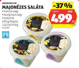 ALDI Wonnemeyer majonézes saláta ajánlat