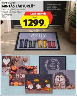 ALDI Home Creation mintás lábtörlő ajánlat