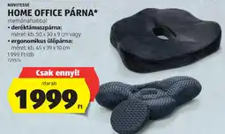 ALDI Novitesse home office párna ajánlat