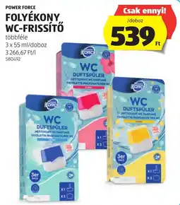 ALDI Power force wc-frissítő ajánlat