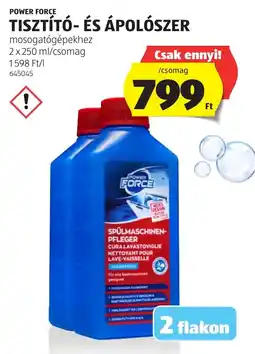 ALDI Power force tisztító- és ápolószer ajánlat