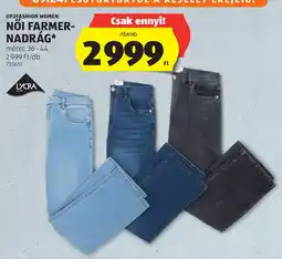 ALDI Up2fashion women női farmer-nadrág ajánlat