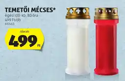 ALDI Temetői mécses ajánlat