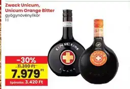 Interspar Zwack Unicum, Unicum Orange Bitter ajánlat
