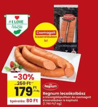 Regnum lecsókolbász