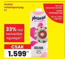 Interspar Hulala habalapanyag 1 l ajánlat