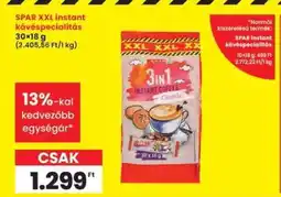 Interspar SPAR XXL instant kávéspecialitás ajánlat