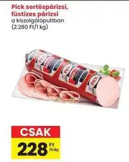 Interspar Pick sertéspárizsi, füstízes párizsi ajánlat