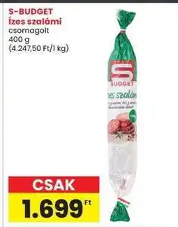 Interspar S-BUDGET ízes szalámi ajánlat