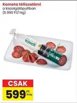 Interspar Kometa téliszalámi ajánlat