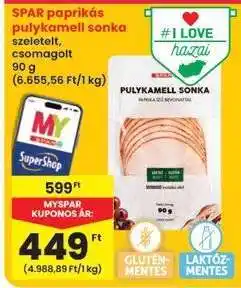 Interspar SPAR paprikás pulykamell sonka ajánlat