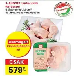 Interspar S-BUDGET csirkecomb farrésszel ajánlat