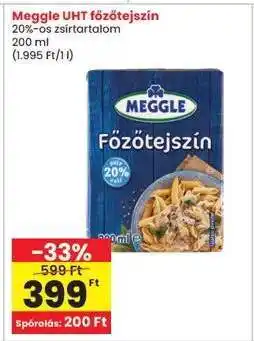 Interspar MEGGLE UHT Főzőtejszín ajánlat