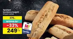 Interspar Spanyol kovászos bagett ajánlat