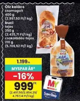 Interspar Ölz kalács csomagolt ajánlat