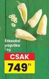 Interspar Étkézési paprika ajánlat