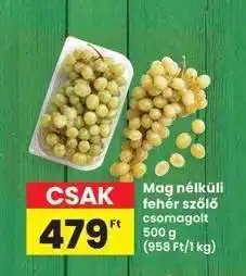 Interspar Mag nélküli fehér szőlő ajánlat