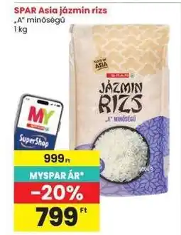 Interspar SPAR Asia jázmin rizs ajánlat