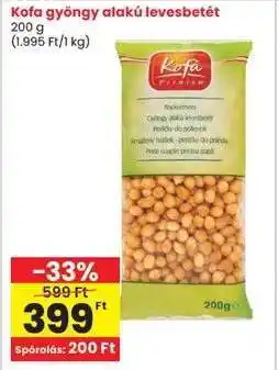 Interspar Kofa gyöngy alakú levesbetét ajánlat