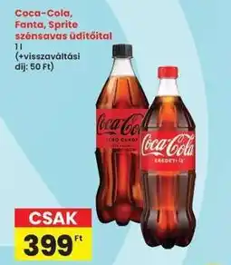 Interspar Coca-Cola, Fanta, Sprite szénsavas üdítőital ajánlat