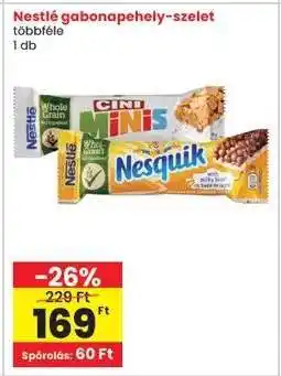 Interspar Nestlé gabonapehely-szelet ajánlat