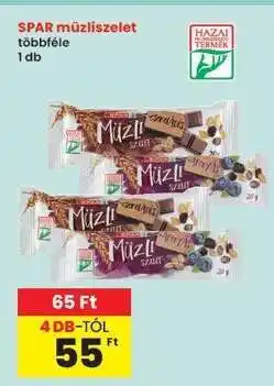 Interspar SPAR müzliszelet ajánlat